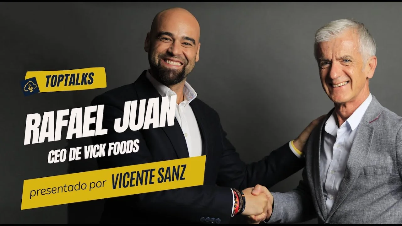 Portada de TOPTALKS - T1 - EP13 - RAFAEL JUAN - CEO DE VICK FOODS