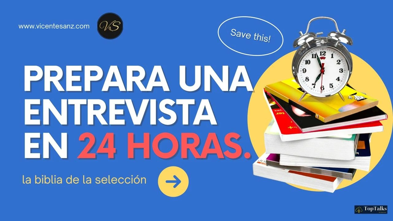 Portada del artículo «Prepara una entrevista en 24 horas.»