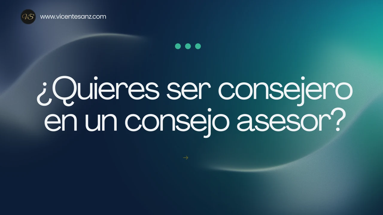 Portada del artículo «¿Quieres ser consejero de un consejo asesor?»